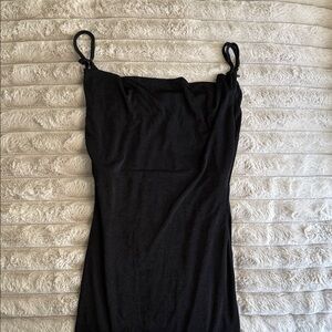 Cider Black Midi Dress